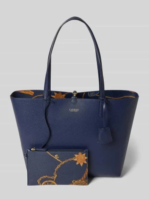 Torba shopper z nadrukiem z logo Lauren Ralph Lauren