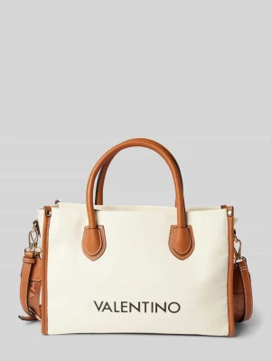 Torba shopper z napisem z logo model ‘LEITH’ VALENTINO BAGS