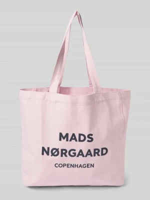 Torba shopper z napisem z logo model ‘RECYCLED BOUTIQUE ATHENE’ MADS NØRGAARD