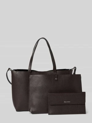 Torba shopper z naturalnej skóry bydlęcej Marc O'Polo DENIM