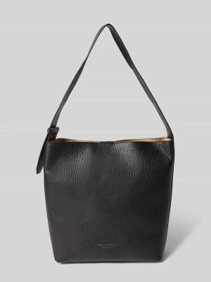 Torba shopper z naturalnej skóry bydlęcej model ‘ANINA’ Marc O'Polo