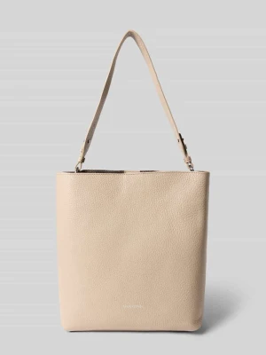 Torba shopper z naturalnej skóry bydlęcej model ‘BRINJA’ Marc O'Polo