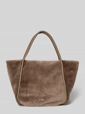 Torba shopper z obszyciem z futerka model ‘Willow’ abro