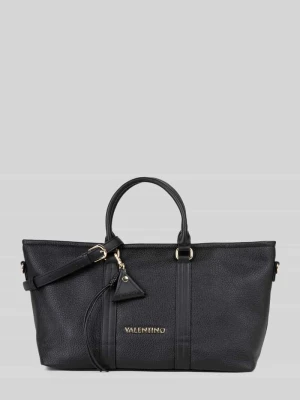 torba shopper z odpinanym paskiem na ramię model 'MAURY' VALENTINO BAGS Czarny