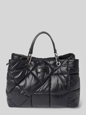 Torba shopper z pikowaniem model ‘MYEA’ Emporio Armani