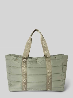 Torba shopper z pikowaniem model ‘Travel Buddy’ Hey Marly