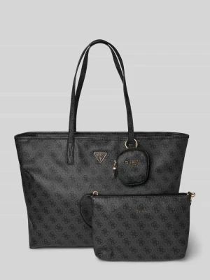 Torba shopper z uchwytem Guess