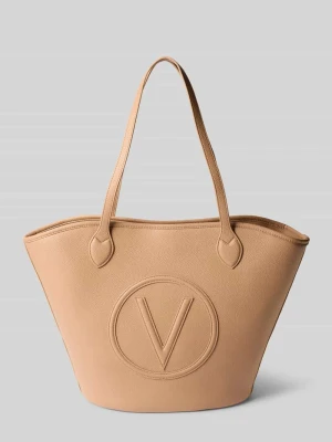 Torba shopper z wytłoczonym logo VALENTINO BAGS