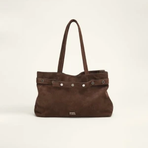 Torba shopper zatrzaski dwoina kawowa BIMBA Y LOLA COFFEE