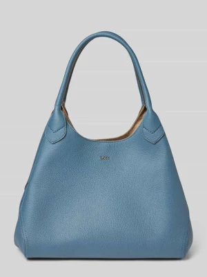 Torba shopper ze skóry bydlęcej Boss