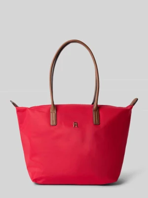 Torba shopper ze skórzanymi detalami model ‘POPETTE’ Tommy Hilfiger