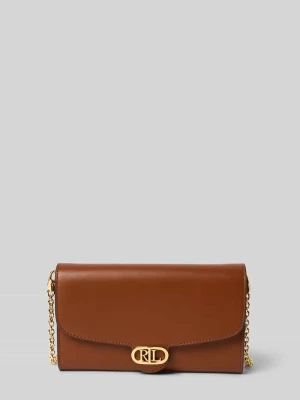 Torba skórzana na ramię z aplikacją z logo model ‘ADAIR’ Lauren Ralph Lauren