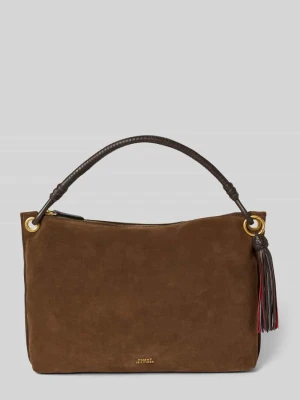 Torba skórzana z naturalnej skóry bydlęcej i dodatek skóry owczej model 'STATEMENT' Tommy Hilfiger