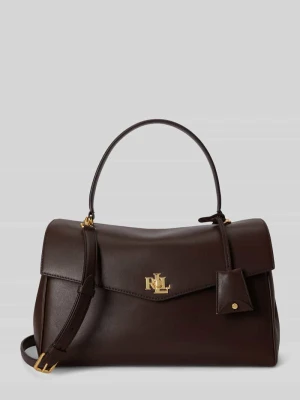 Torba skórzana z naturalnej skóry bydlęcej model 'FARRAH' Lauren Ralph Lauren