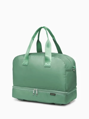 Torba sportowa z kieszenią na dnie zielona Puccini