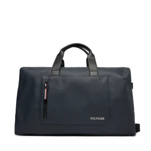 Torba Tommy Hilfiger Th Pique Duffle AM0AM11779 Granatowy