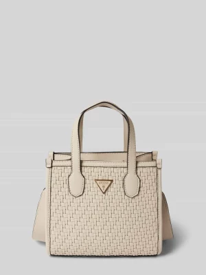 Torba tote mini z detalami z logo model ‘SILVANA’ Guess