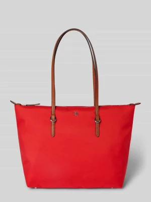 Torba tote z aplikacją z logo model ‘KEATON’ Lauren Ralph Lauren