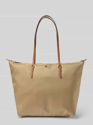 Torba tote z aplikacją z logo model ‘KEATON’ Lauren Ralph Lauren