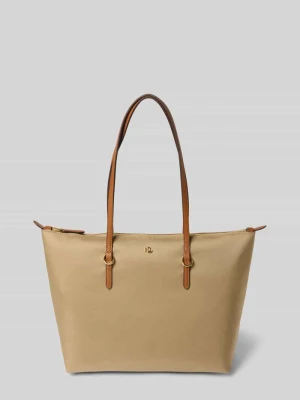Torba tote z aplikacją z logo model ‘KEATON’ Lauren Ralph Lauren