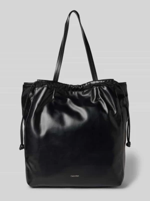 Torba tote z detalem z logo CK Calvin Klein