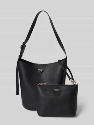 Torba tote z detalem z logo Guess