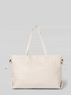 Torba tote z imitacji skóry model ‘Riccy’ Liu Jo White