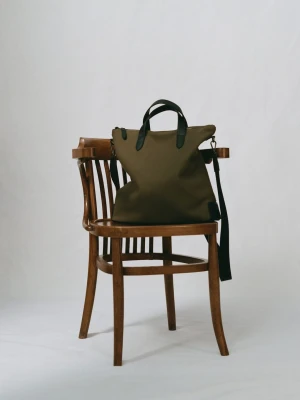 Torba tote z regulowaną rączką 100% bawełna khaki - Mężczyzna - Rozmiar uniwersalny - MANGO MAN