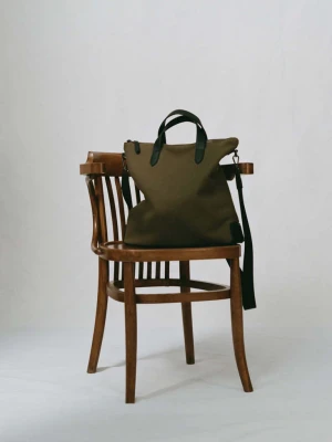 Torba tote z regulowaną rączką 100% bawełna khaki - Mężczyzna - Rozmiar uniwersalny - MANGO MAN