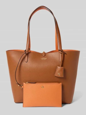 Torba tote z zawieszką z logo Lauren Ralph Lauren