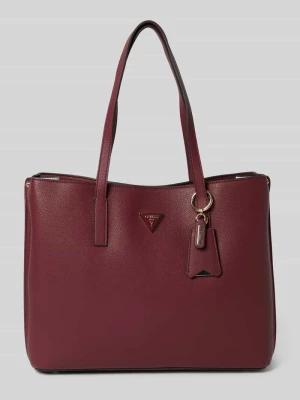 Torba tote z zawieszką z logo model ‘MERIDIAN’ Guess