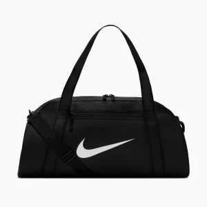 Torba treningowa damska Nike Gym Club 24 l black / black / white