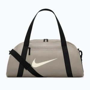 Torba treningowa damska Nike Gym Club 24 l cream ii / black / sail Beżowy