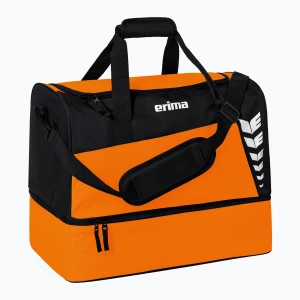 Zdjęcie produktu Torba treningowa ERIMA Six Wings Sports Bag With Bottom Compartment 94,5 l orange/black