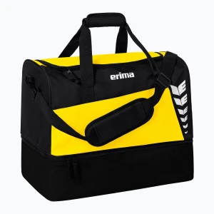 Zdjęcie produktu Torba treningowa ERIMA Six Wings Sports Bag With Bottom Compartment 94,5 l yellow/black