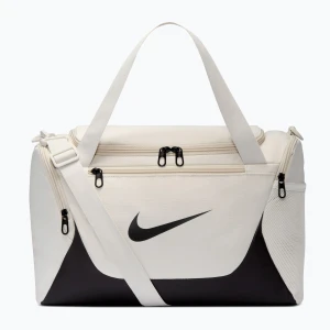 Torba treningowa Nike Brasilia Duffel Extra Small 24 l light bone / black / black Beżowy