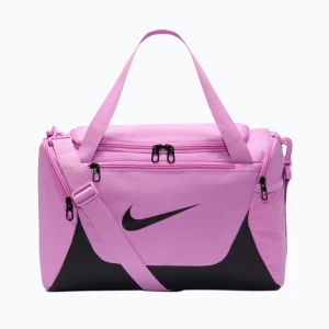 Torba treningowa Nike Brasilia Duffel Extra Small 24 l light magenta / black / black Różowy