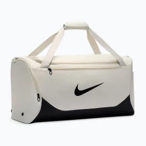Torba treningowa Nike Brasilia Duffel Medium 60 l light bone / black / black Beżowy