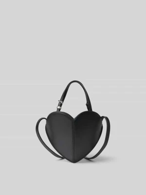 Torba typu crossbody z naturalnej skóry ROTATE Czarny