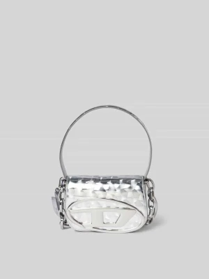 Torba typu crossbody z wzorem na całej powierzchni Diesel Srebrny