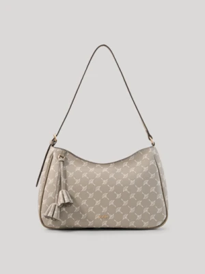 Torba typu hobo Cornflower Cortina Xara w kolorze taupe z wzorem JOOP!