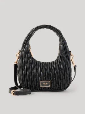 Torba typu hobo Ruga Denise w kolorze czarnym, pikowana JOOP!