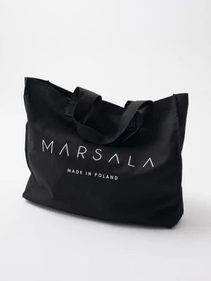 Torba typu shopper bag czarna large size MARSALA BAG