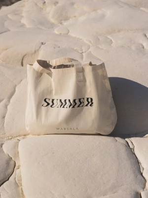 Torba typu shopper bag LARGE SIZE - SUMMER -UNI Marsala