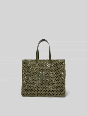 Torba typu tote z aplikacją z logo Anine Bing Khaki