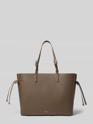 Torba typu tote z przegródką wewnętrzną model 'AVA' Furla Ciemnobrązowy
