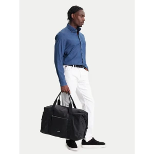 Torba weekendowa Calvin Klein Sleek Nylon Weekender Bag LV04D3043G Czarny