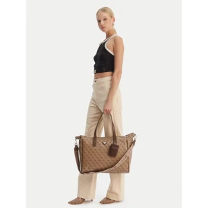 Torba weekendowa Guess Latona Travel TWHB92 11017 Brązowy