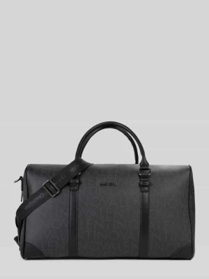 Torba weekendowa z detal z logo model 'KING' VALENTINO BAGS Czarny