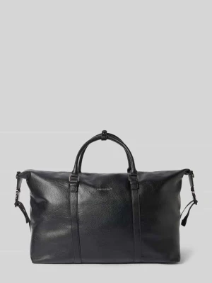 Torba weekendowa z Detal z logo VALENTINO BAGS Czarny